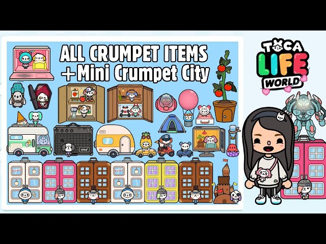 CRUMPET CITY HOUSE DESIGN!!, Toca Life World