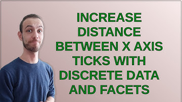 Increase distance between x axis ticks with discrete data and facets