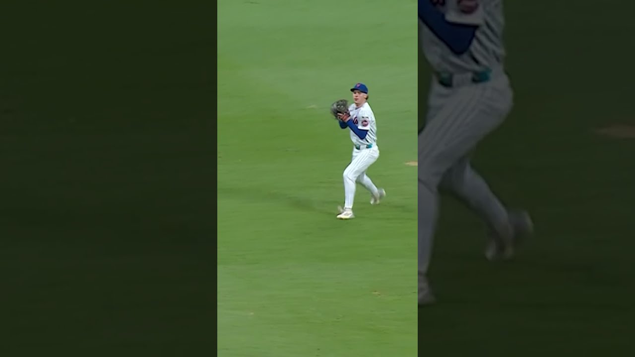 CARSON BENGE! TWO ASSISTS IN ONE INNING! 🤯 #baseball #sports #highlights #clips #newyork