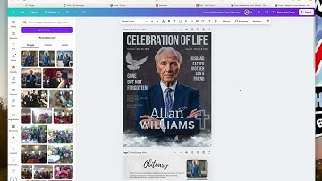 A Plus Printshop Funeral Program - How to Edit & Print