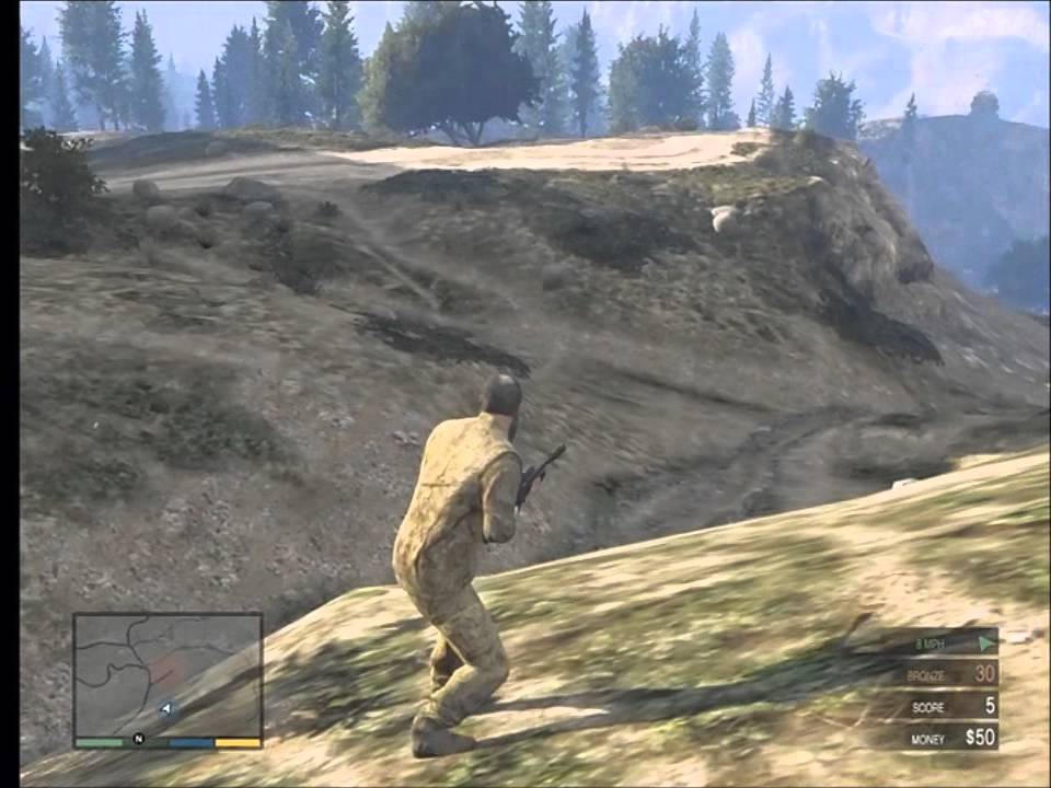 Hunting Elk In Grand Theft Auto 5 Gameplay YouTube