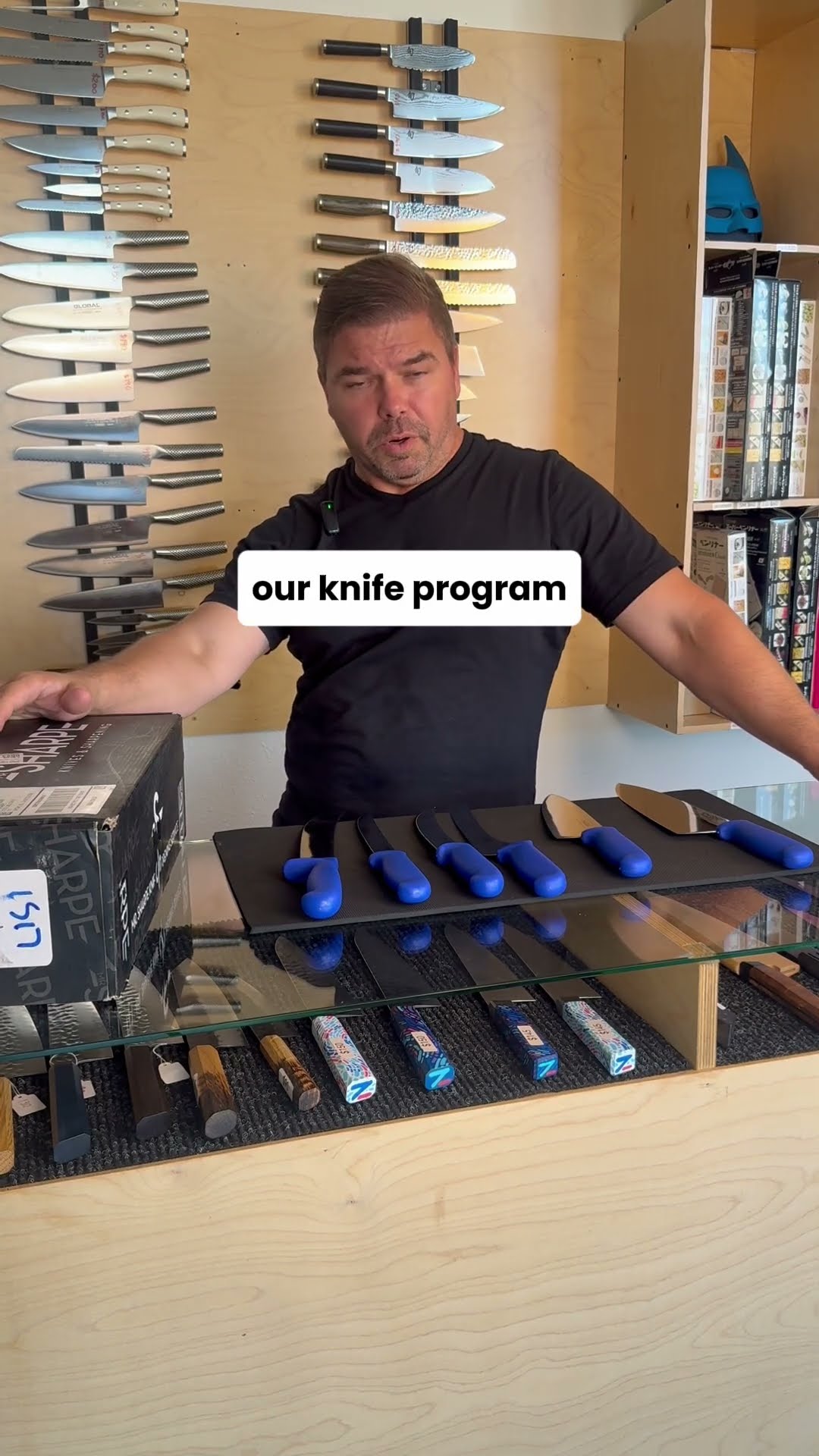 Mr. Sharpe knife sharpening — watch the video
