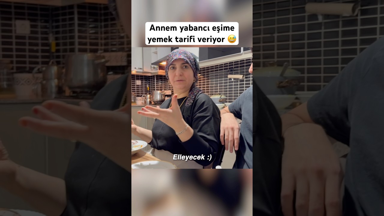 Annem yemek tarifi vermeye çalışınca yaşananlar 😅 Annem yemek tarifi vermeye çalışınca yaşananlar 😅