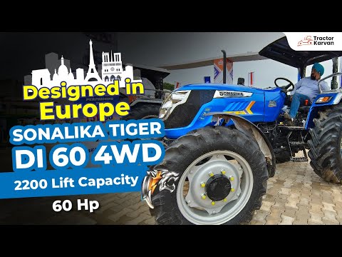 देखें इस ट्रैक्टर का दम | Powerful Sonalika Tiger DI 60 Tractor, Features, Review
