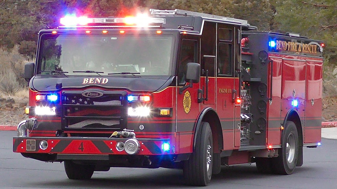 Bend Fire & Rescue Engine 4 Responding - YouTube