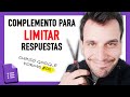 LIMITA las respuestas en tus FORMULARIOS de Google