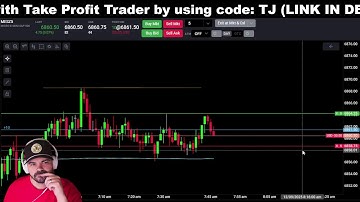 🔴 LIVE FUTURES DAY TRADING | ES and NQ Analysis - TakeProfitTrader NO ACTIVATION FEE!