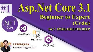 ASP.NET Core Tutorials in Urdu / Hindi with Visual Studio 2019 | SQL Server 2018 | Training Dot Net