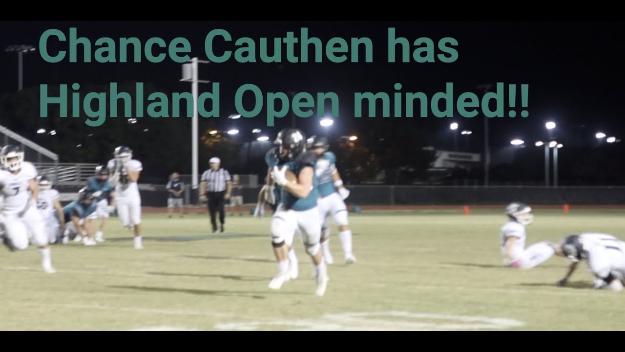 QB Gage Dayley leads Highland to victory with a BIG first Half vs Pinnacle!!