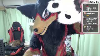 【fursuit/獣化#132】水曜のもふもふタイム🐾【ジュージュー/JuuJuu】#fursuit #獣化 #live