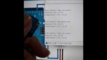 Arduino DHT11 온습도센서