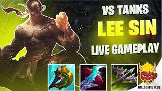 Lee Sin Into FULL TANK ENEMY COMP! - Wild Rift HellsDevil Plus Gameplay