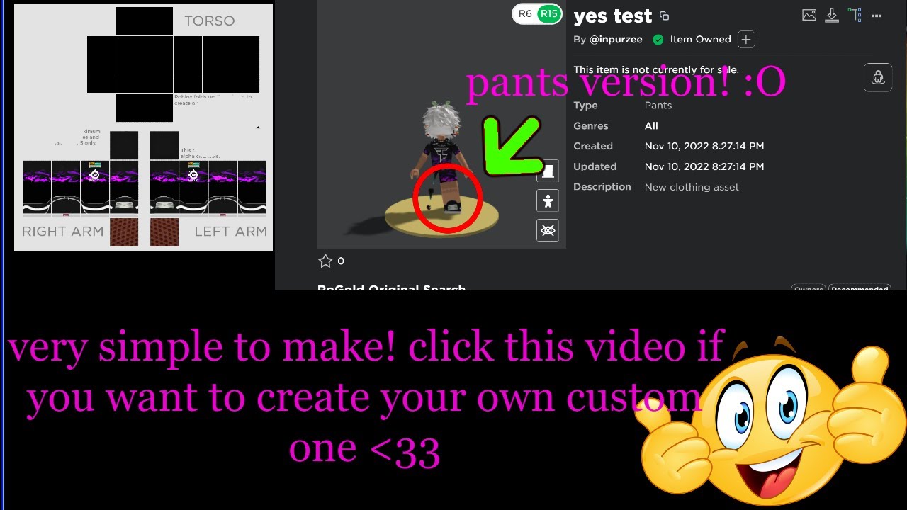 Recreate any 10 roblox shirt or pants template for you by Theofficialtagm
