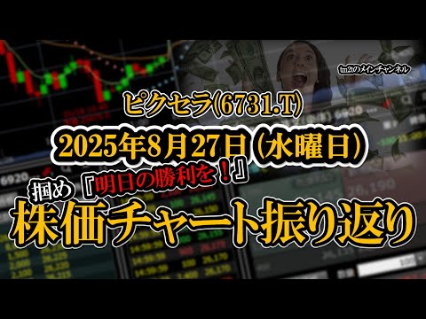 株価チャート振り返りで明日の勝利を！（ピクセラ：6731）