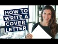 Writing a Cover Letter for an Internship