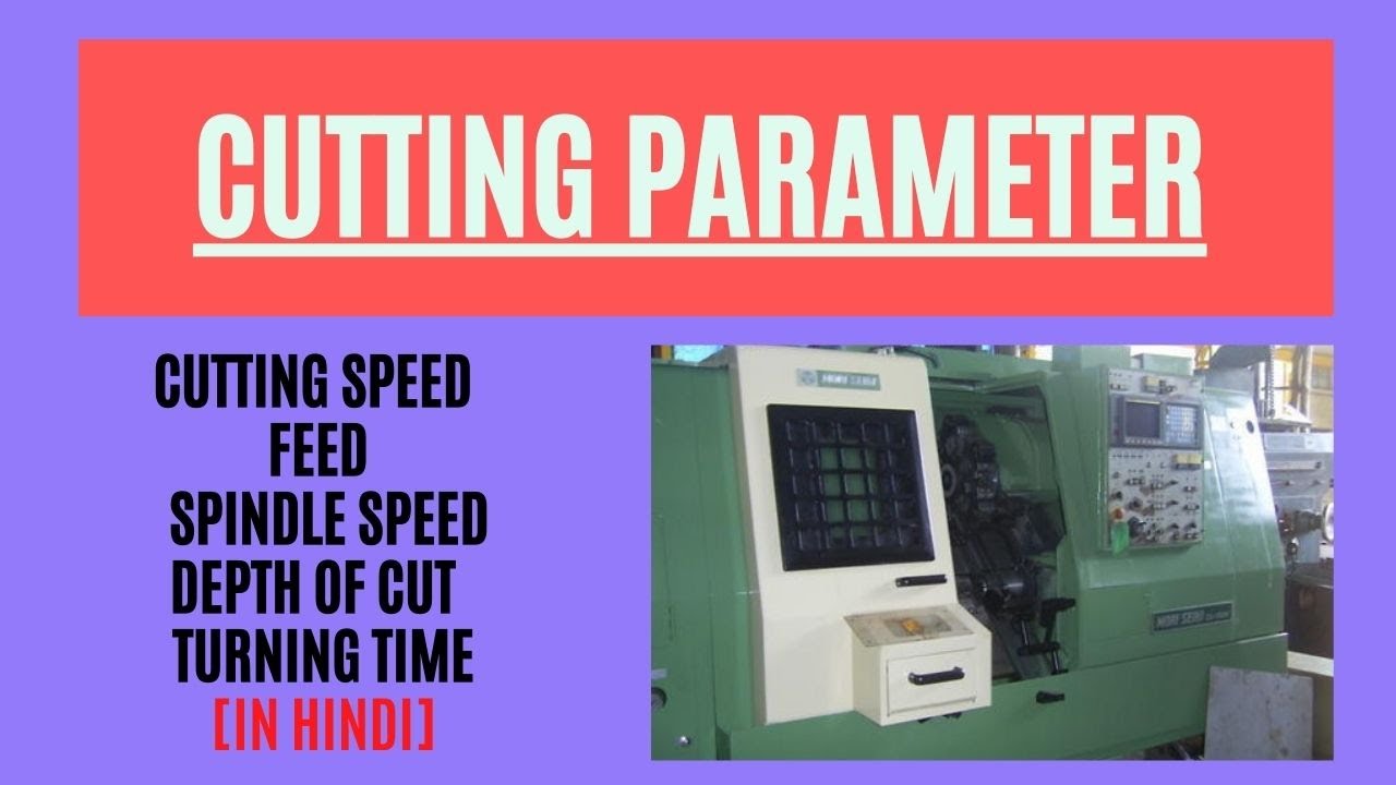 Cutting Parameter ! Cutting Speed ! Feed ! Spindle Speed! Depth of cut