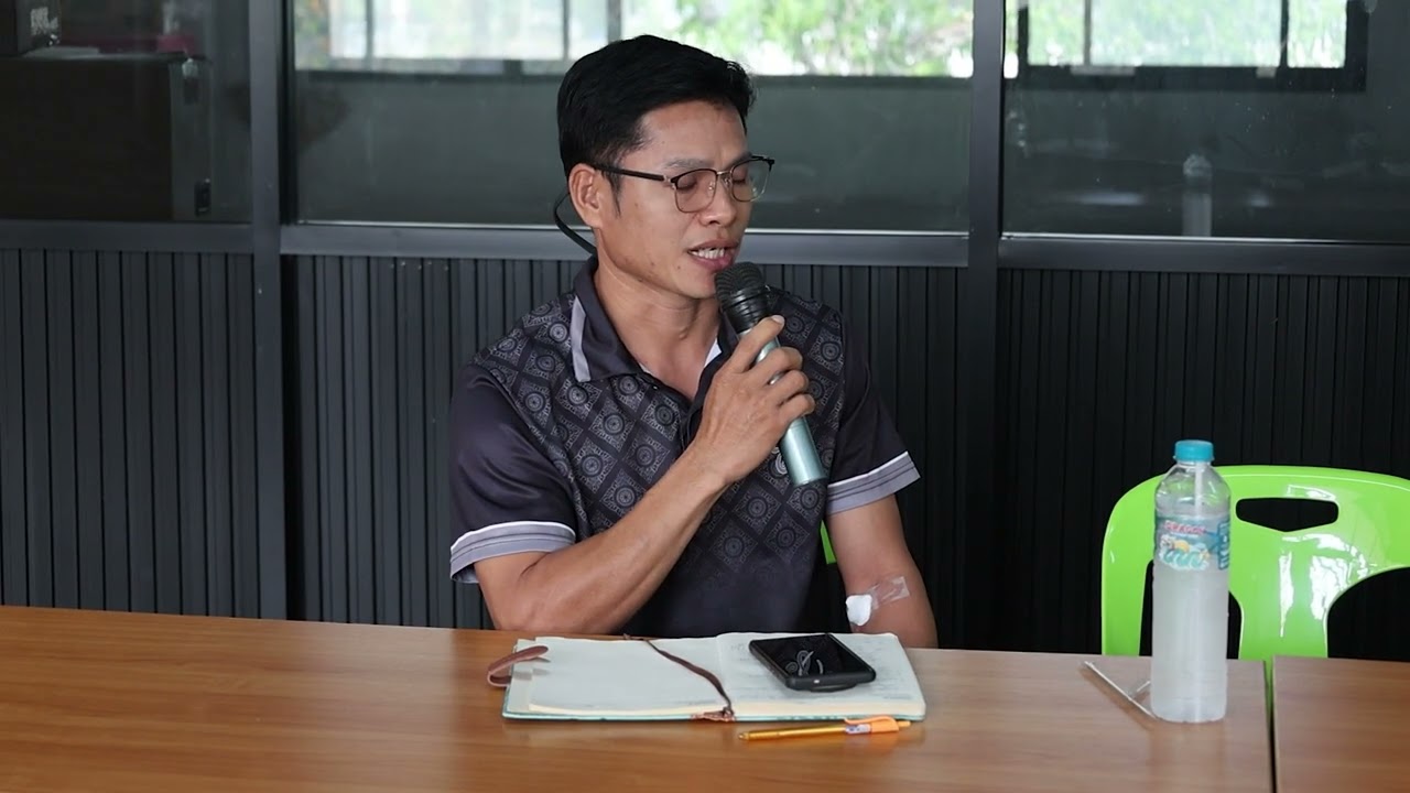 นายก อบจ ลงพื้นที่ประชุมปรึกษาหารือกับกลุ่มผู้ใช้น้ำในโครงการส่งน้ำ