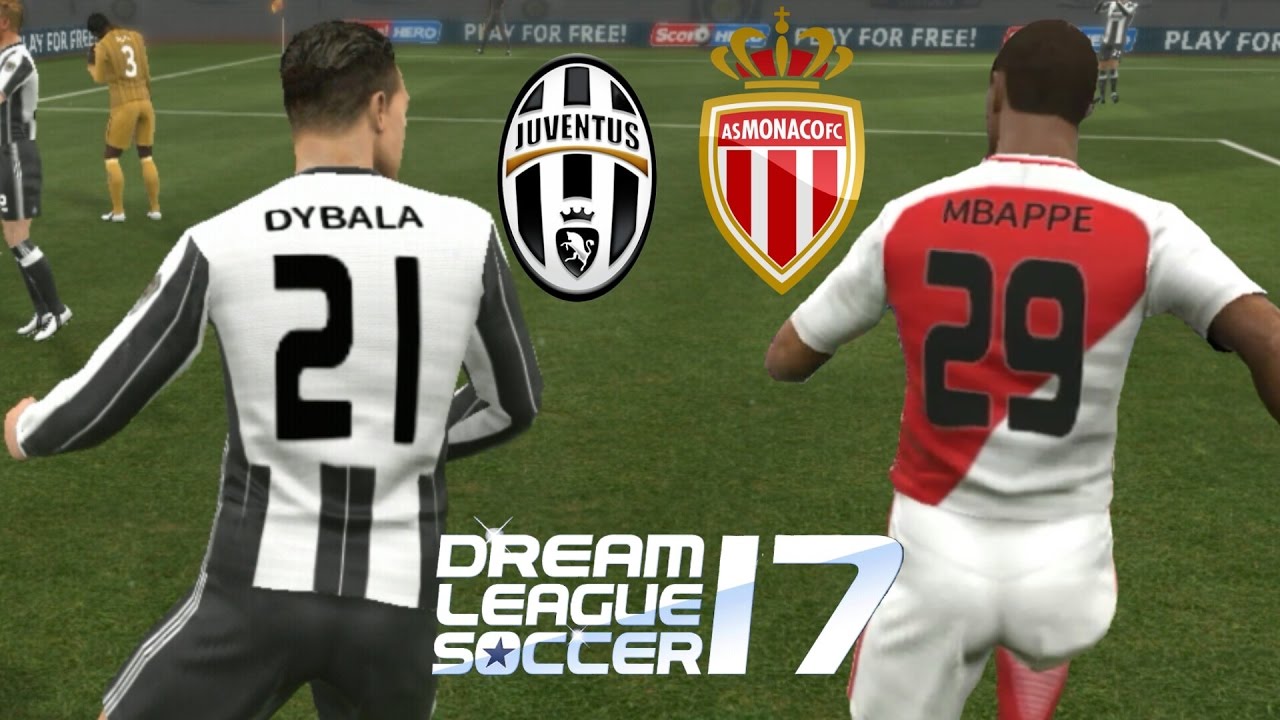 Juventus Vs Monaco Dream League Soccer 2017 Semifinal Da Champions League