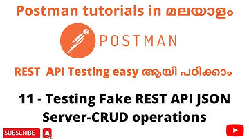 Testing JSON Faker API CRUD operation| Become an expert in Postman| Postman API Testing in Malayalam