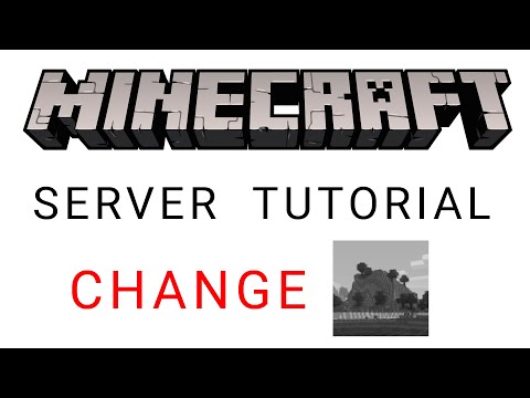 מדריך באנגלית ל-שרת Minecraft - שינוי תמונת השרת