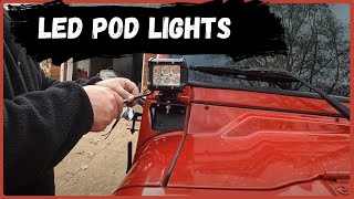 Jeep TJ Windshield Pod Lights!