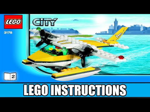 LEGO Instructions | City | 3178 | Seaplane (Book 2) - YouTube
