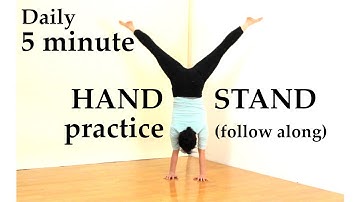 5 min daily handstand practice (follow along) - The Art of Handbalancing