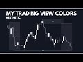 My aesthetic tradingview chart settingscolors