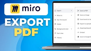 ✅ How To Save Or Export A Miro Board to PDF 🔴 How To Export Miro Board To Pdf