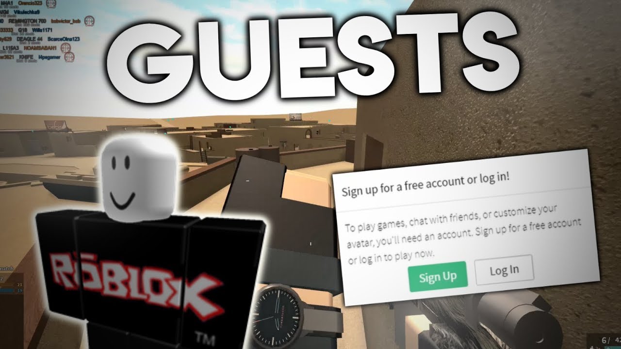 Roblox Actually Removed Guests - 