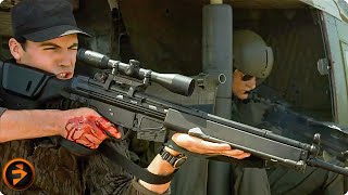Helicopter Shooting Scene – SNIPER (1993) | Billy Zane in Action