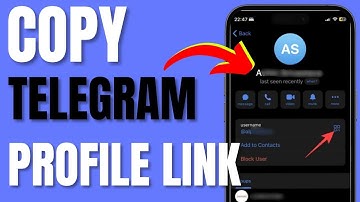 How to Get Telegram Profile Link - Copy Telegram Link tutorial