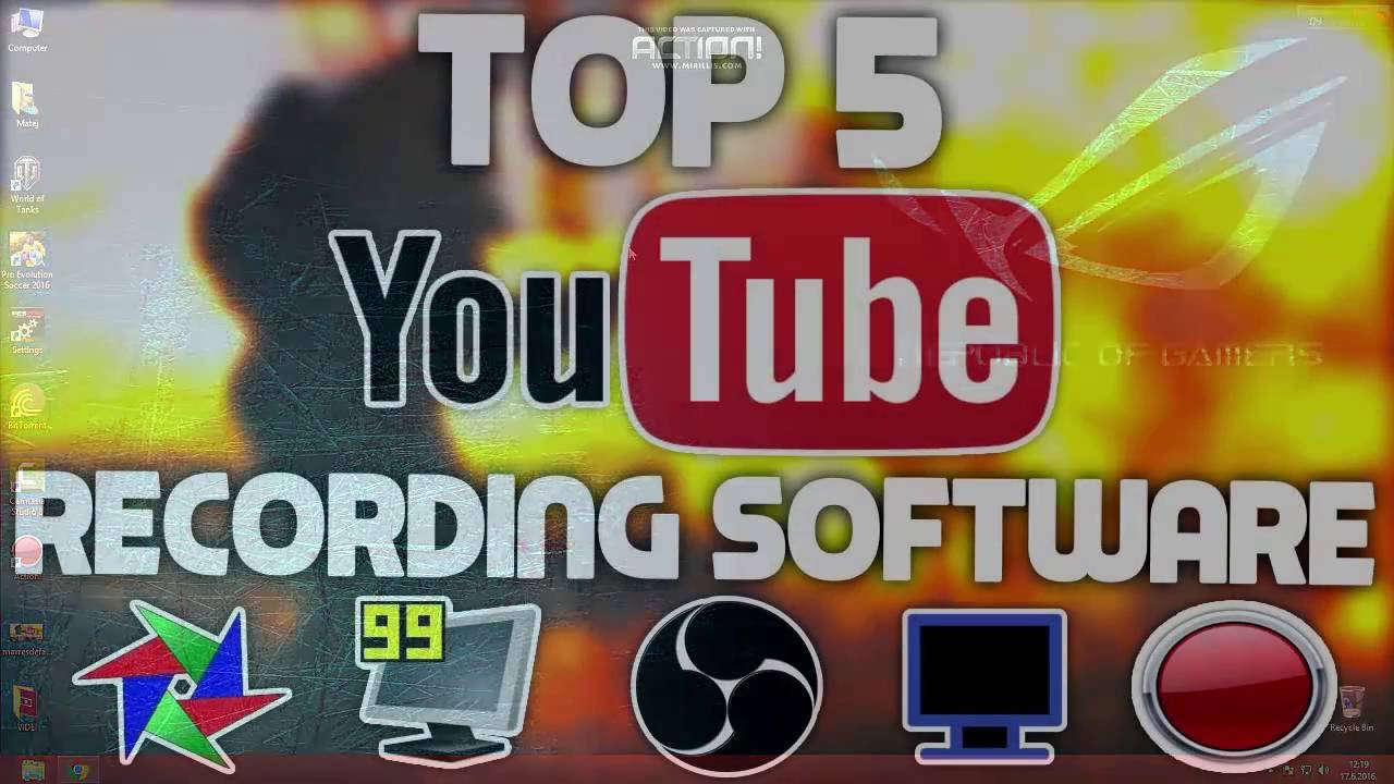 TOP 5 PROGRAMA ZA SNIMANJE IGRICA I DESKTOPA