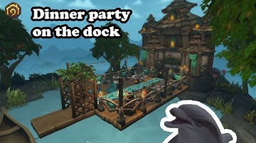 Lakehouse Dinner Party (Build Showcase) | WoW Player Housing Beta