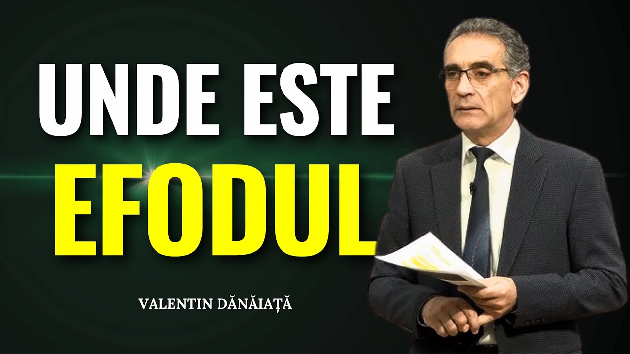 Valentin Dănăiață - Unde ai lăsat efodul? - predici creștine