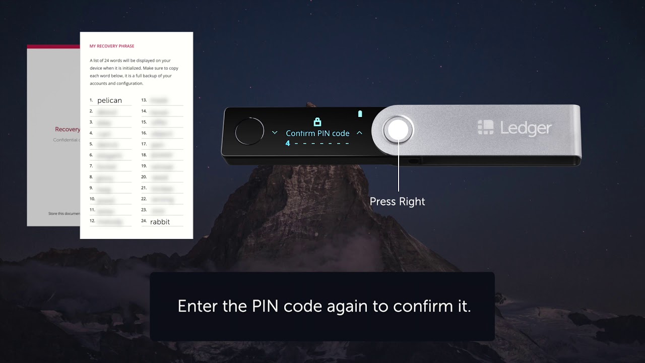 How to restore Ledger Nano S | Nano X from 24 word recovery phrase