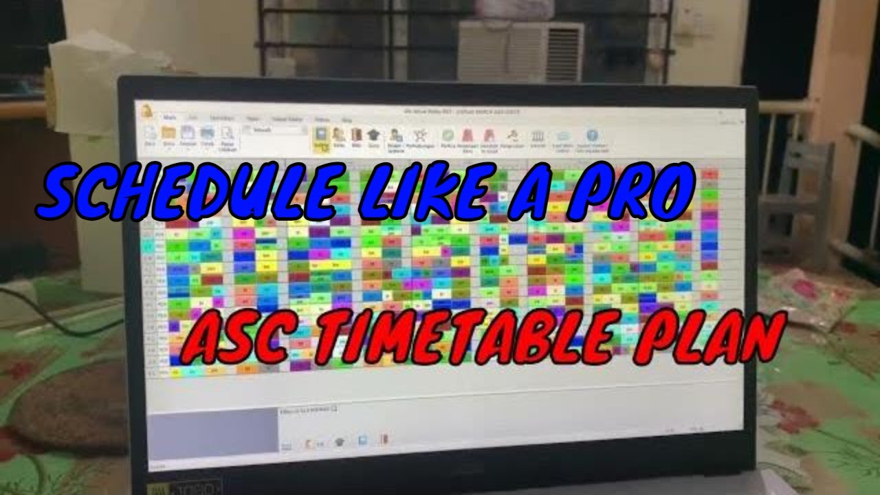The Perfect ASC Timetable Distribution Plan - YouTube