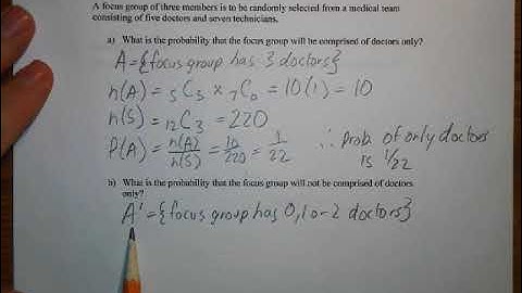 MDM4U - Probabilities Using Counting Techniques
