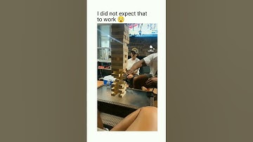 INSANE Giant Jenga Move! 🤯 | The Most Unbelievable Jenga Save Ever #viral