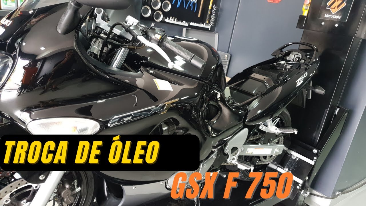 GSX F 750 - Troca de óleo, esgotando o radiador!