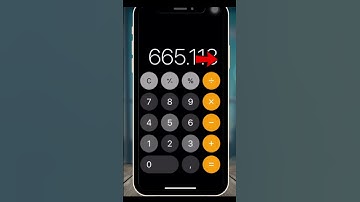 How to ERASE Just one Number on iPhone calculator | Trick #2