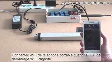 Interrupteur Domotique WiFi Pour Actionneur Linéaire Système Android