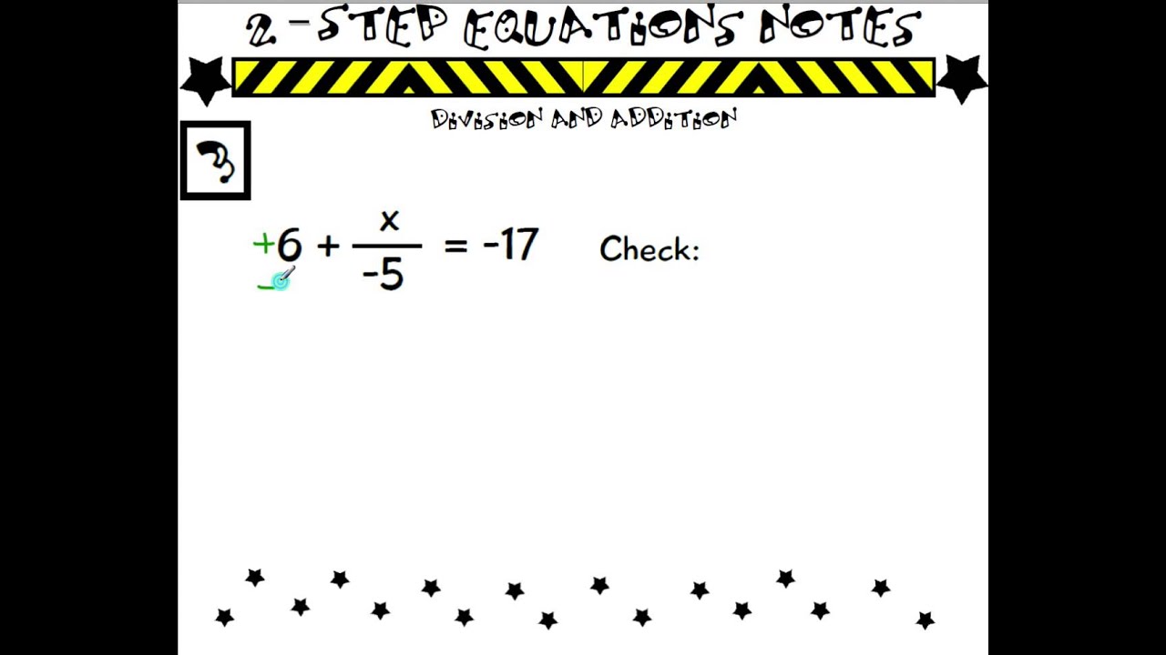 2-step-equations-with-division-and-addition-youtube