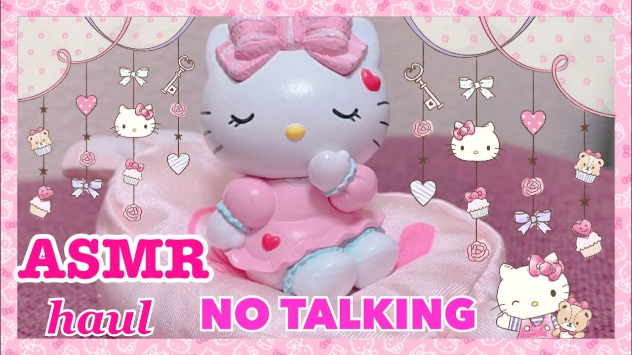 ASMR hello kitty haul no talking Mylene Tripoli 🤍 YouTube