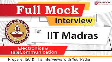 Full Mock Interview for MS Admission in IIT Madras | Prepare IIT