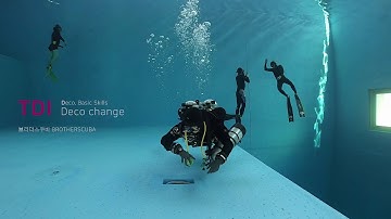 TDI 텍/테크니컬 다이빙, 감압 베이직 스킬 - 데코 체인지(스위치) by 브라더스쿠바