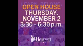 Bergen Community College Fall Open House - November 2023 (Short)