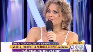 Mirela Boureanu Vaida, primele dezvăluiri despre sarcină: 'Mă simt ca un balon'