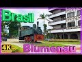 【4K】WALK Blumenau SC walking tour  - VIRTUAL TOUR região sul Santa Catarina 4k Brasil 4k documental