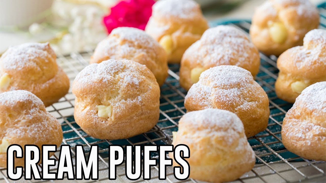 Cream Puffs Recipe (VIDEO) 